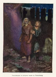 Tannhäuser wird zurück in den Venusberg gelockt